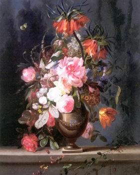  Floral, beautiful classical still life of flowers.131